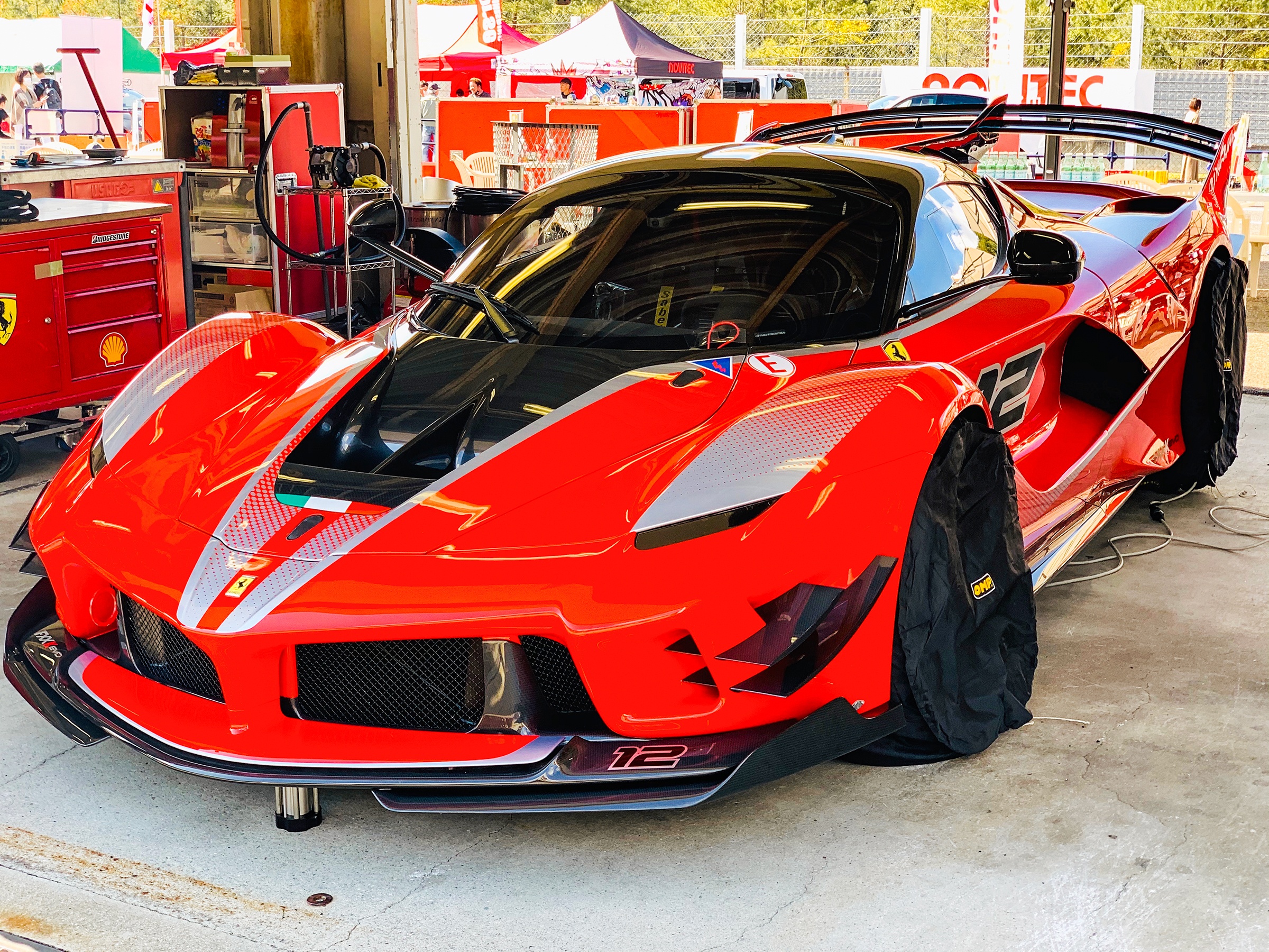 Ferrari FXX-K Evo xuat hien tai Nhat Ban anh 6