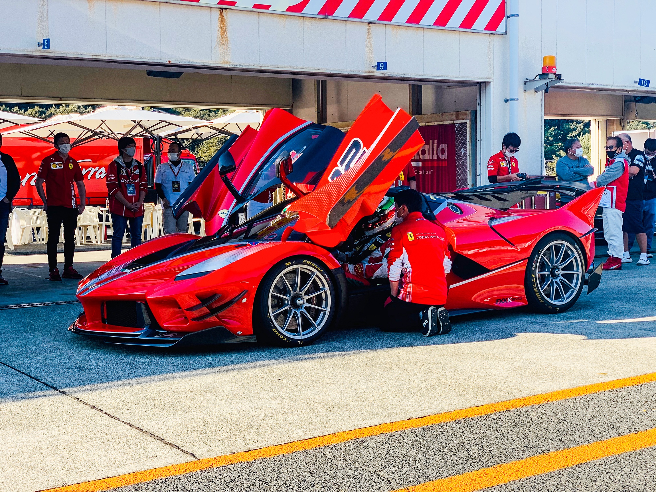 Ferrari FXX-K Evo xuat hien tai Nhat Ban anh 1