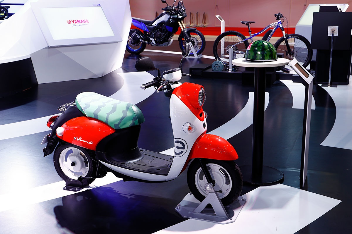 Yamaha ra mat xe dien tai Nhat Ban anh 1