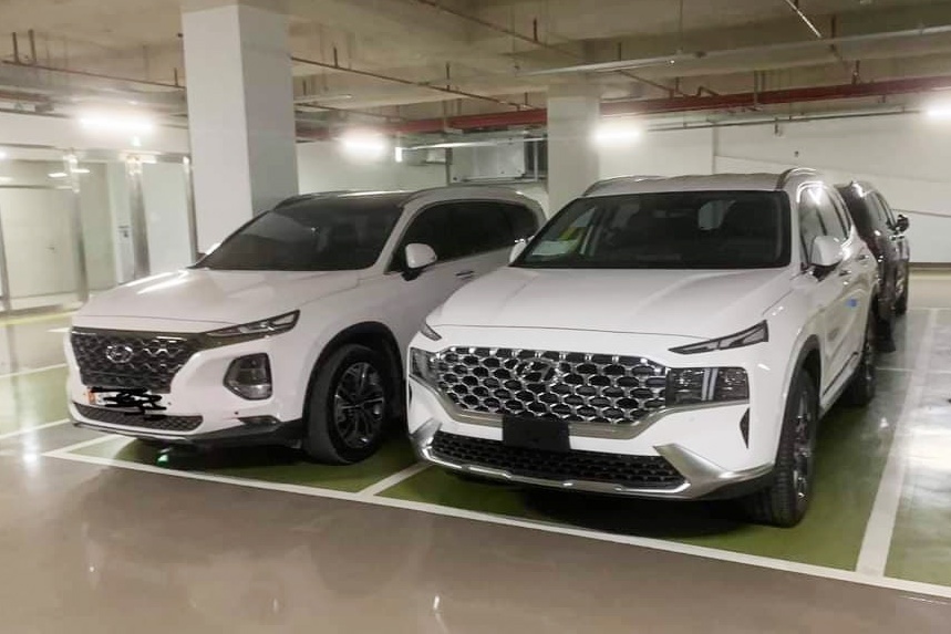 Hyundai Santa Fe phien ban moi xuat hien tai Viet Nam hinh anh