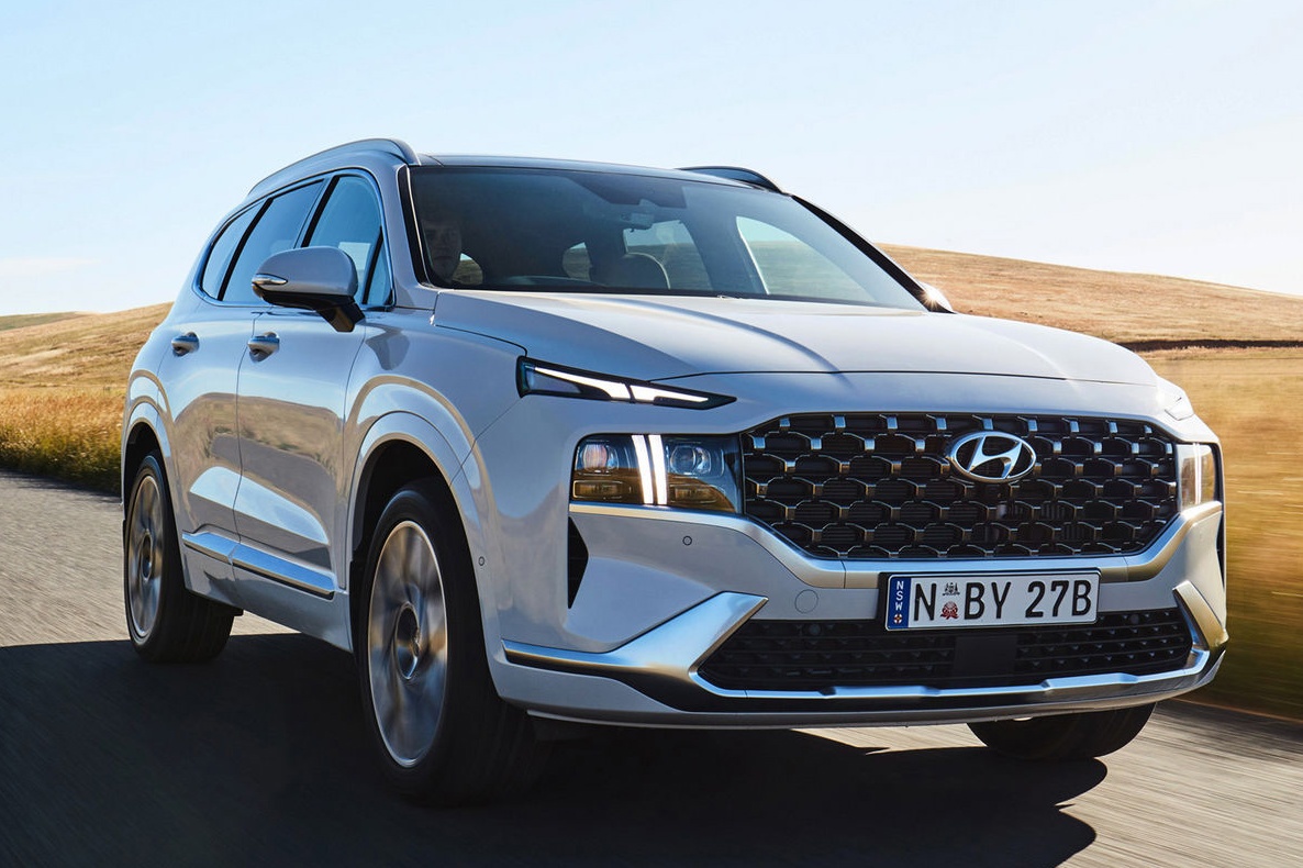 Hyundai Santa Fe doi 2021 duoc ra mat tai Australia hinh anh