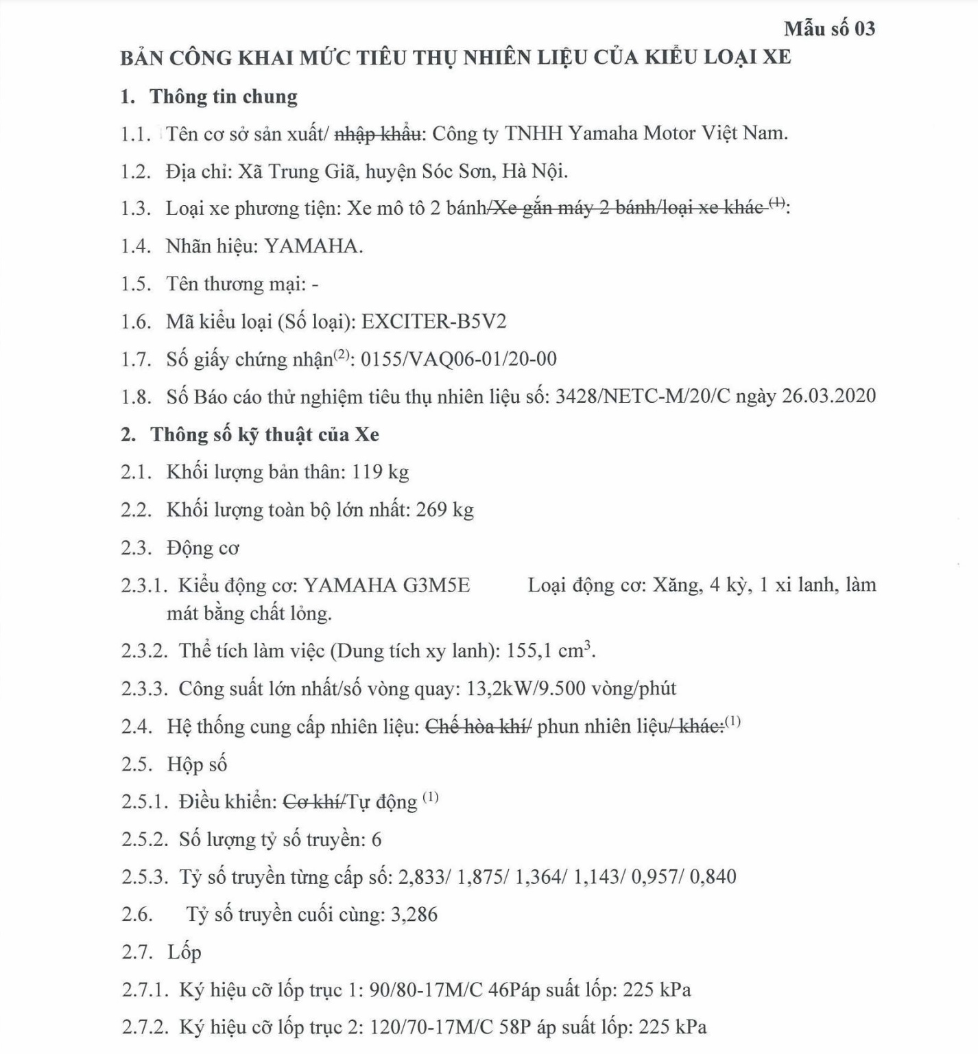 Yamaha Exciter sử dụng động cơ 155 ảnh 3 Yamaha Exciter su dung dong co 155 anh 3