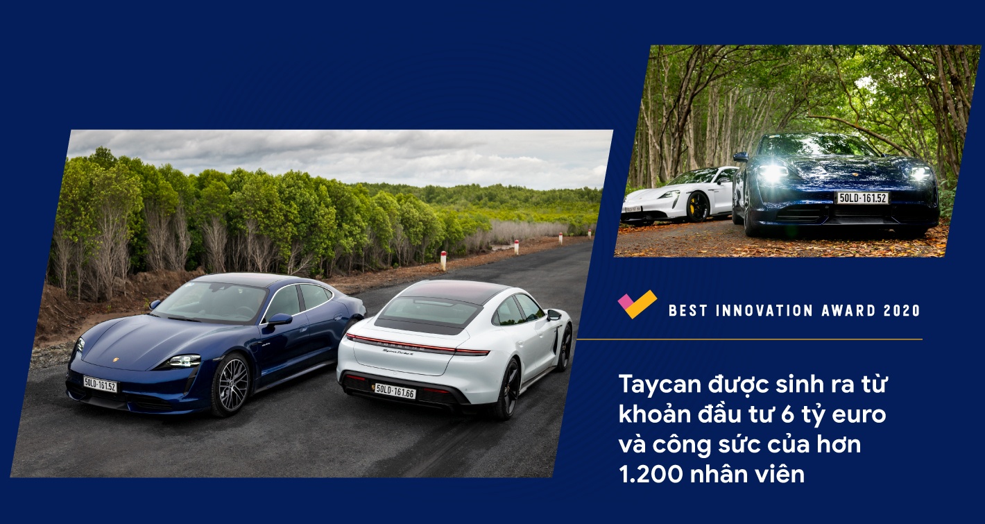 Porsche Taycan duoc binh chon la smart car tot nhat nam 2020 anh 1