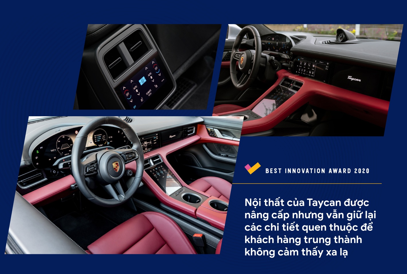 Porsche Taycan duoc binh chon la smart car tot nhat nam 2020 anh 3