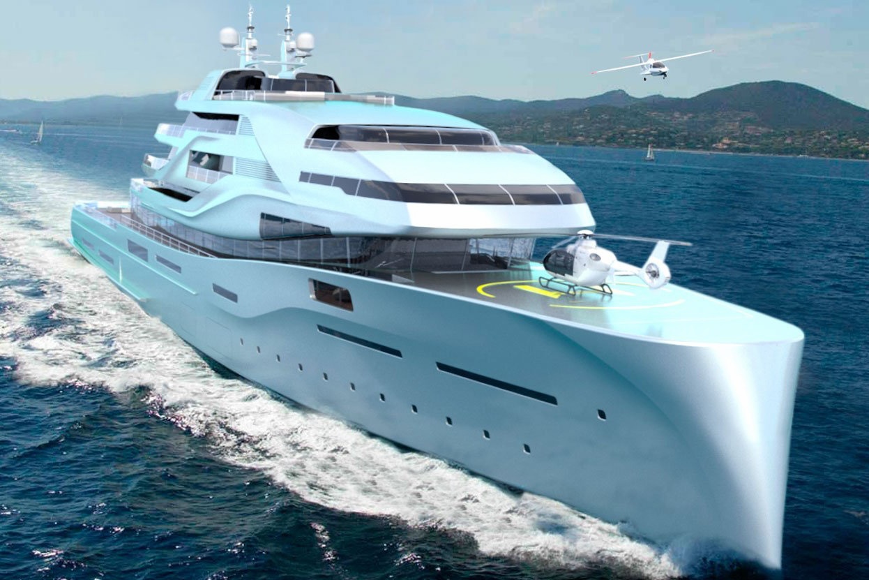 Sieu du thuyen co phong trung bay nghe thuat va garage sieu xe hinh anh