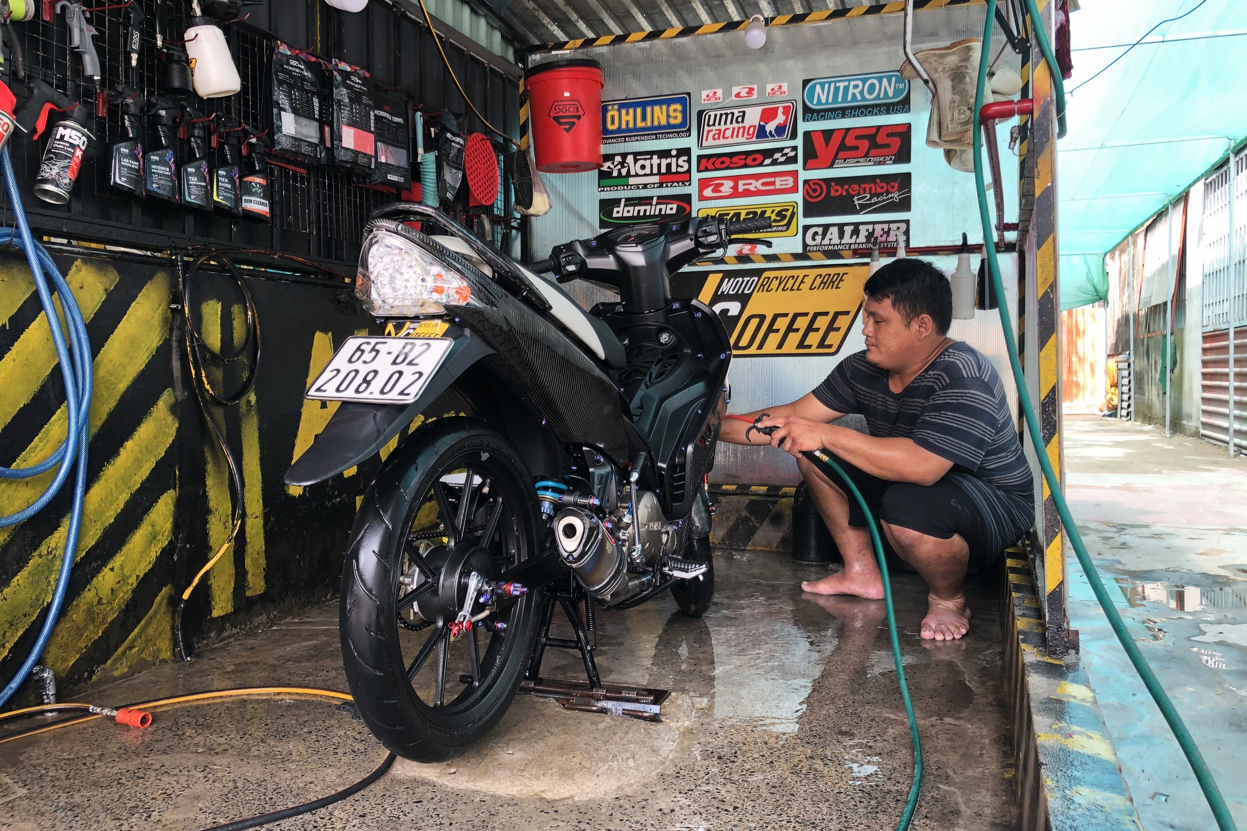 Dich vu rua xe dip can Tet anh 3