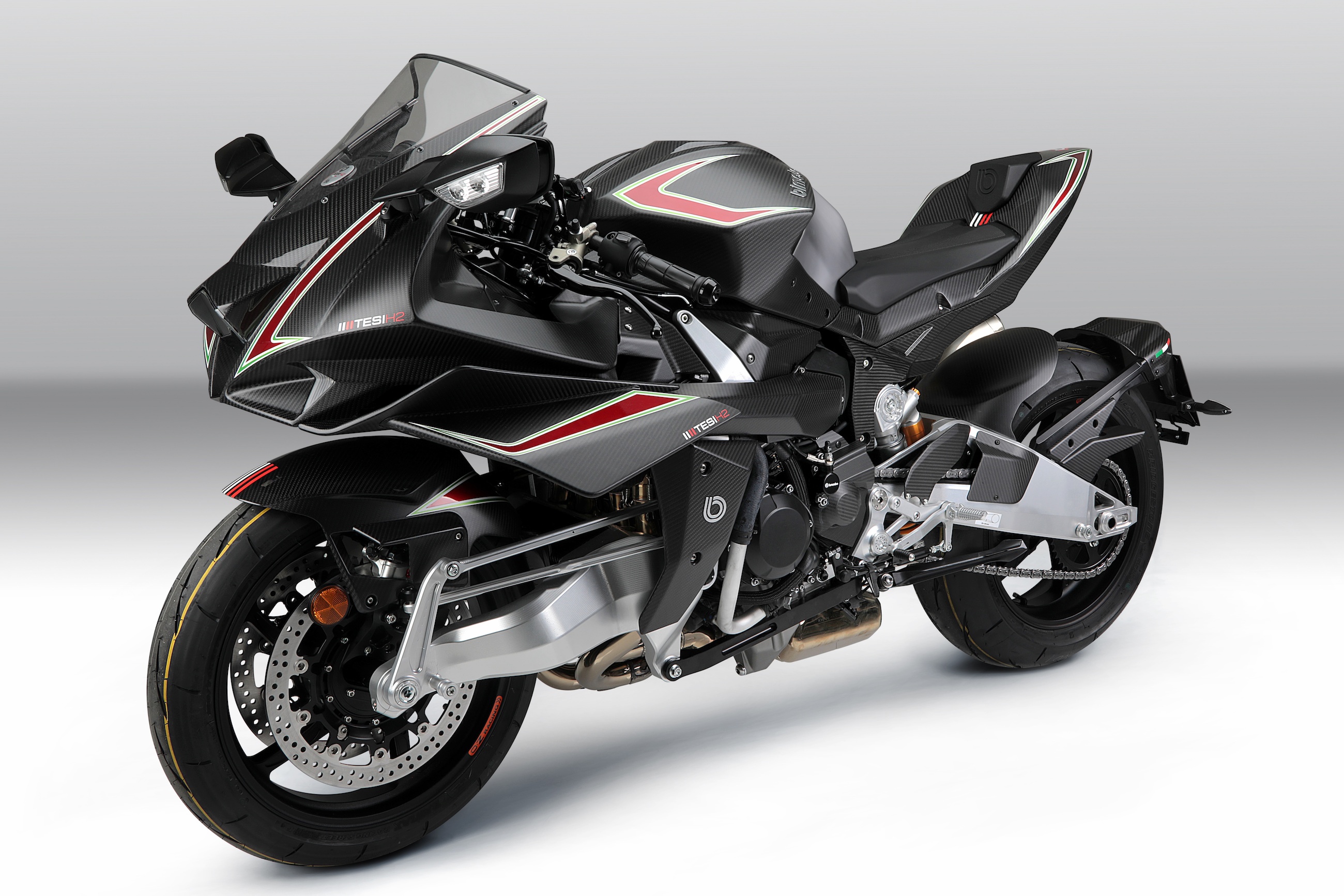 Chi tiet Bimota Tesi H2 Carbon Edition - ban sao cua Kawasaki Ninja H2 hinh anh