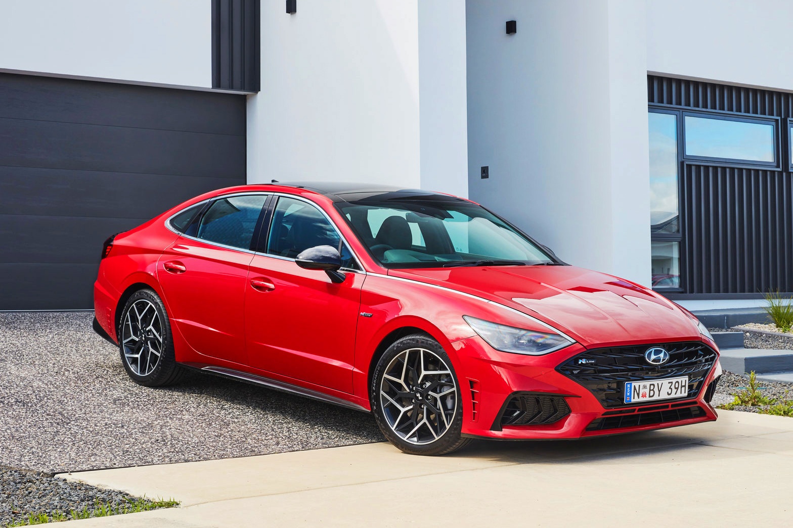Hyundai Sonata N Line 2021 duoc ra mat tai Australia hinh anh