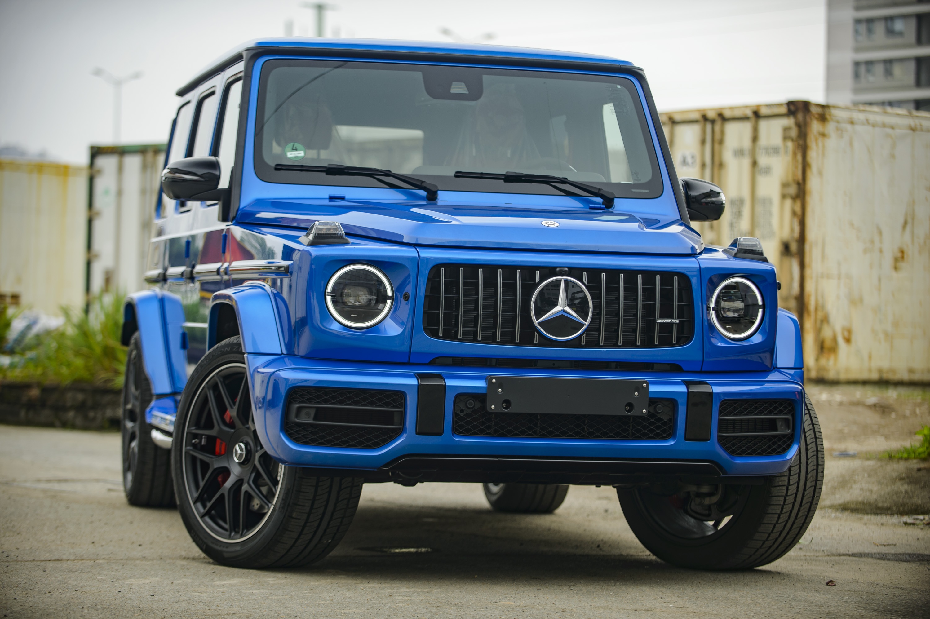 Mercedes-AMG G 63 mau xanh hang doc anh 2