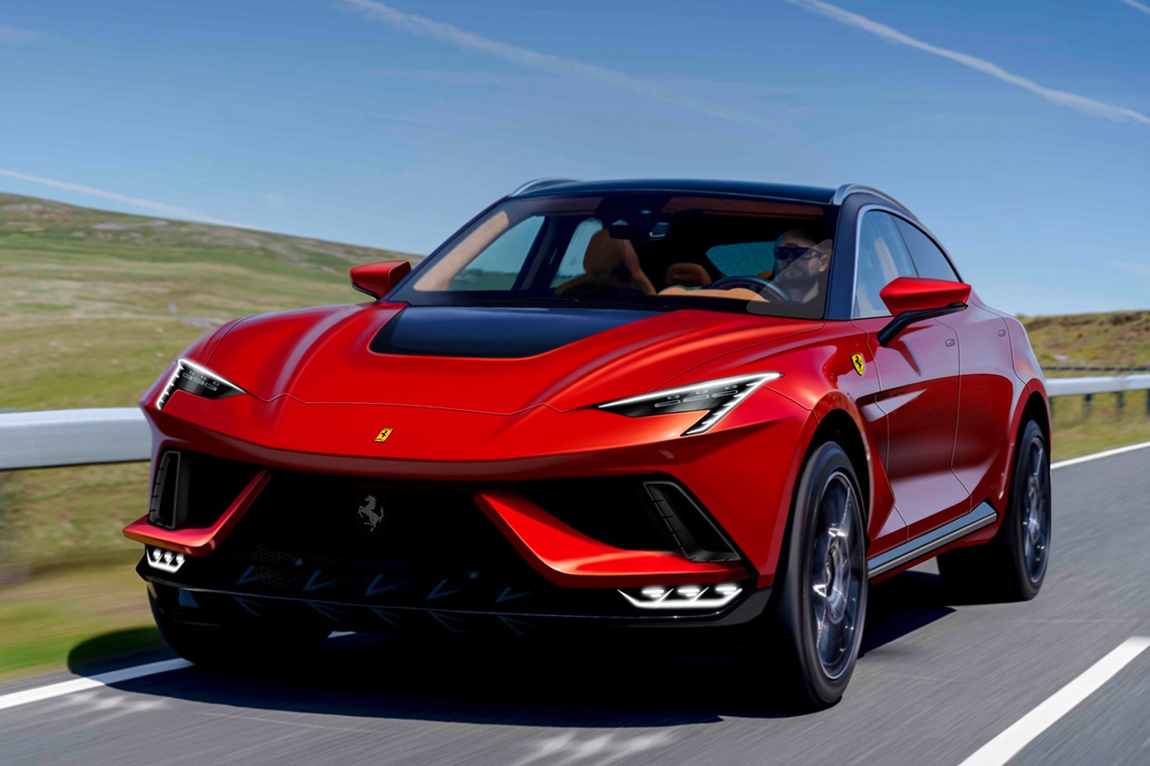 Sieu SUV dau tien cua Ferrari se trong nhu the nao? hinh anh