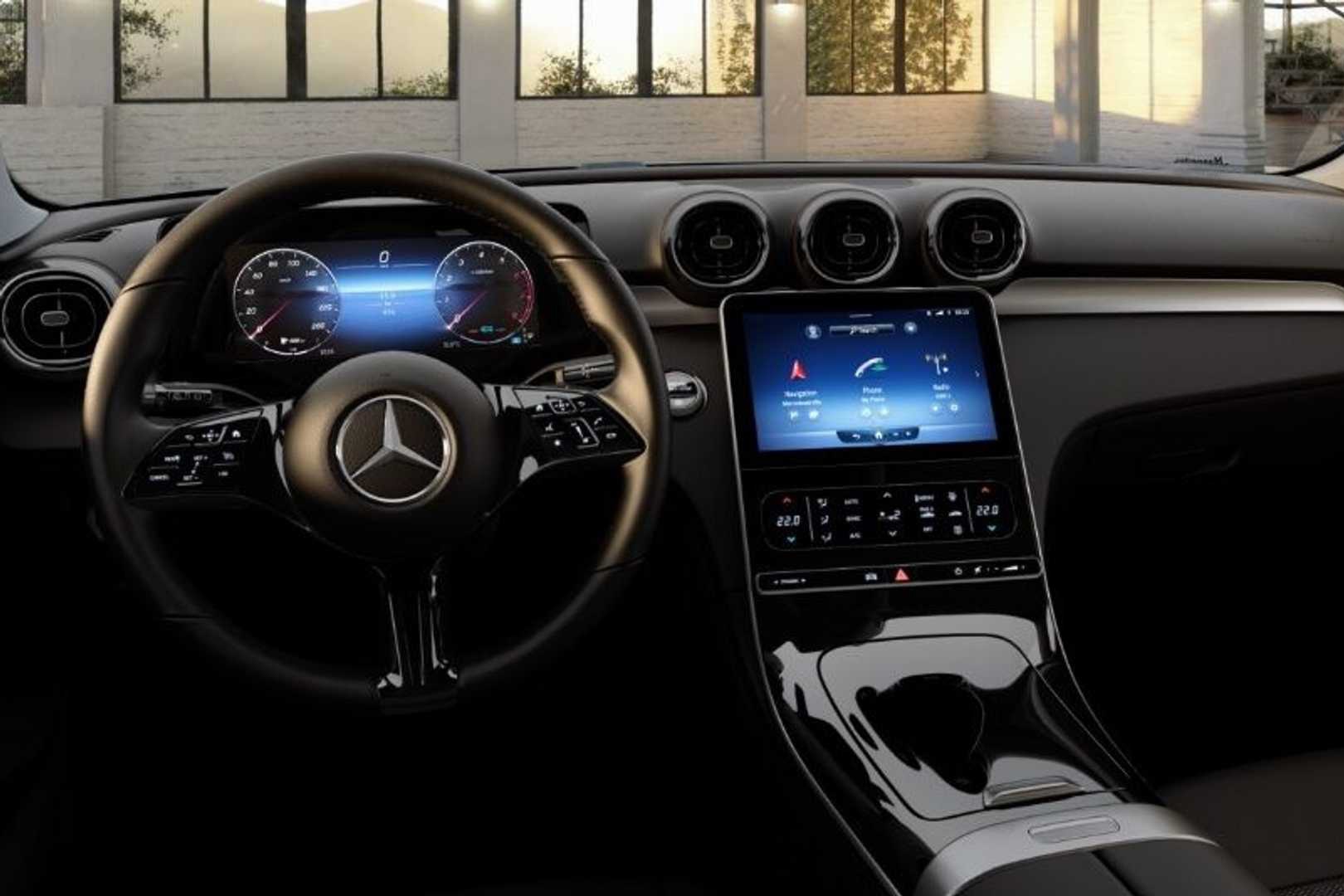 Mercedes-Benz C 180 lộ ảnh nội thất ảnh 2 Mercedes-Benz C 180 lo anh noi that anh 2