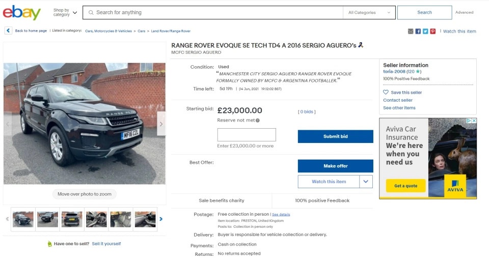 Range Rover cua Aguero anh 2