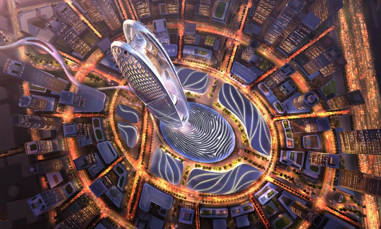 Choang ngop cac sieu du an pha nhieu ky luc the gioi o Dubai hinh anh