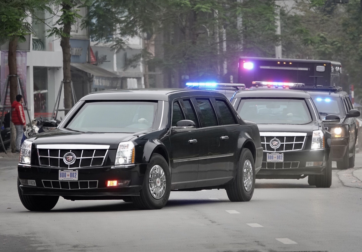 doan xe tong thong my do xang tai ha noi anh 1