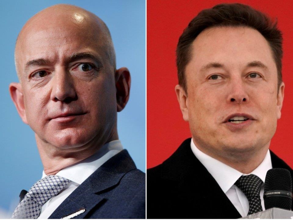 Jeff Bezos, Elon Musk cham choc phien ban dinh cu vu tru cua nhau hinh anh