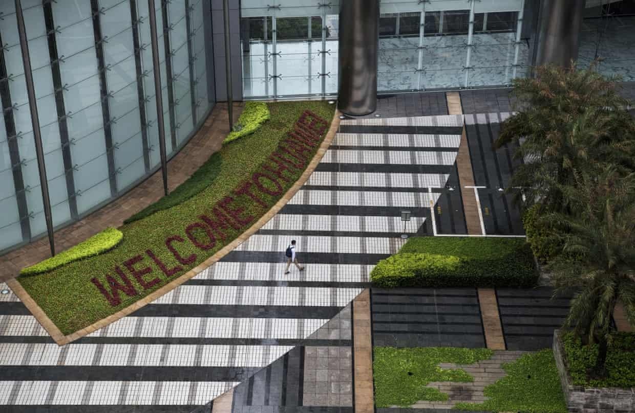 cuoc song nhan vien Huawei anh 1