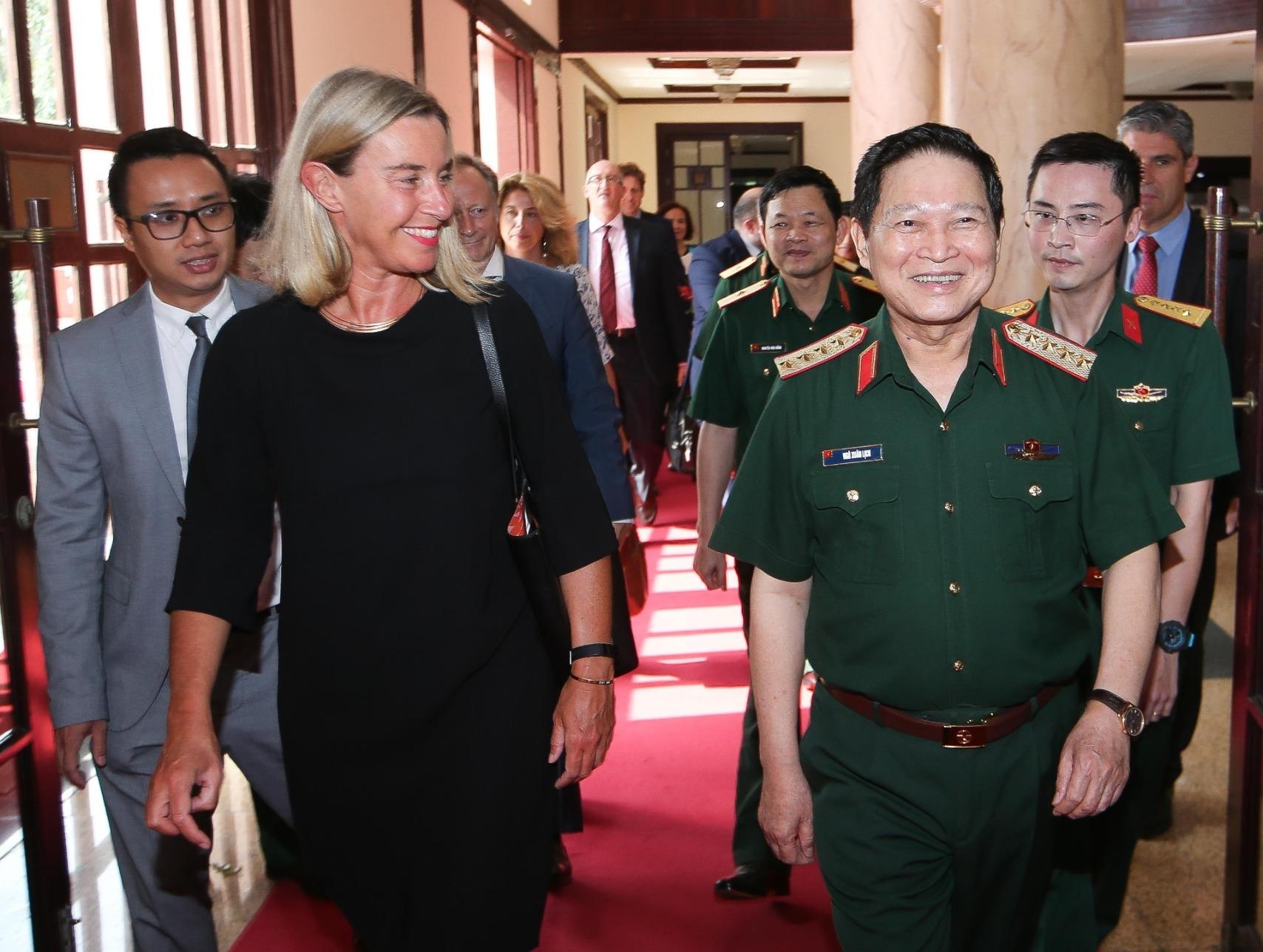 VN mong muon EU tham gia vao cac cau truc quoc phong - an ninh khu vuc hinh anh