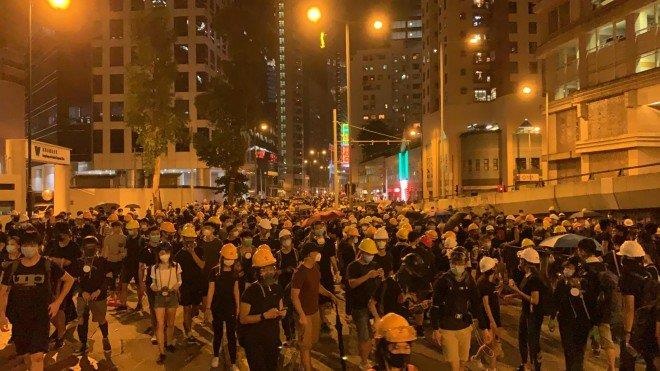 biểu tình ở Hong Kong ảnh 3 bieu tinh o Hong Kong anh 3