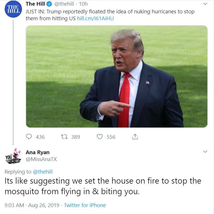 Trump tha bom chan bao anh 1