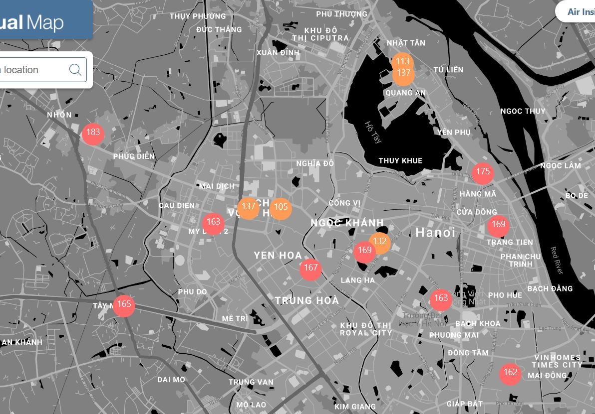 o nhiem khong khi ha Noi Ho chi minh anh 2