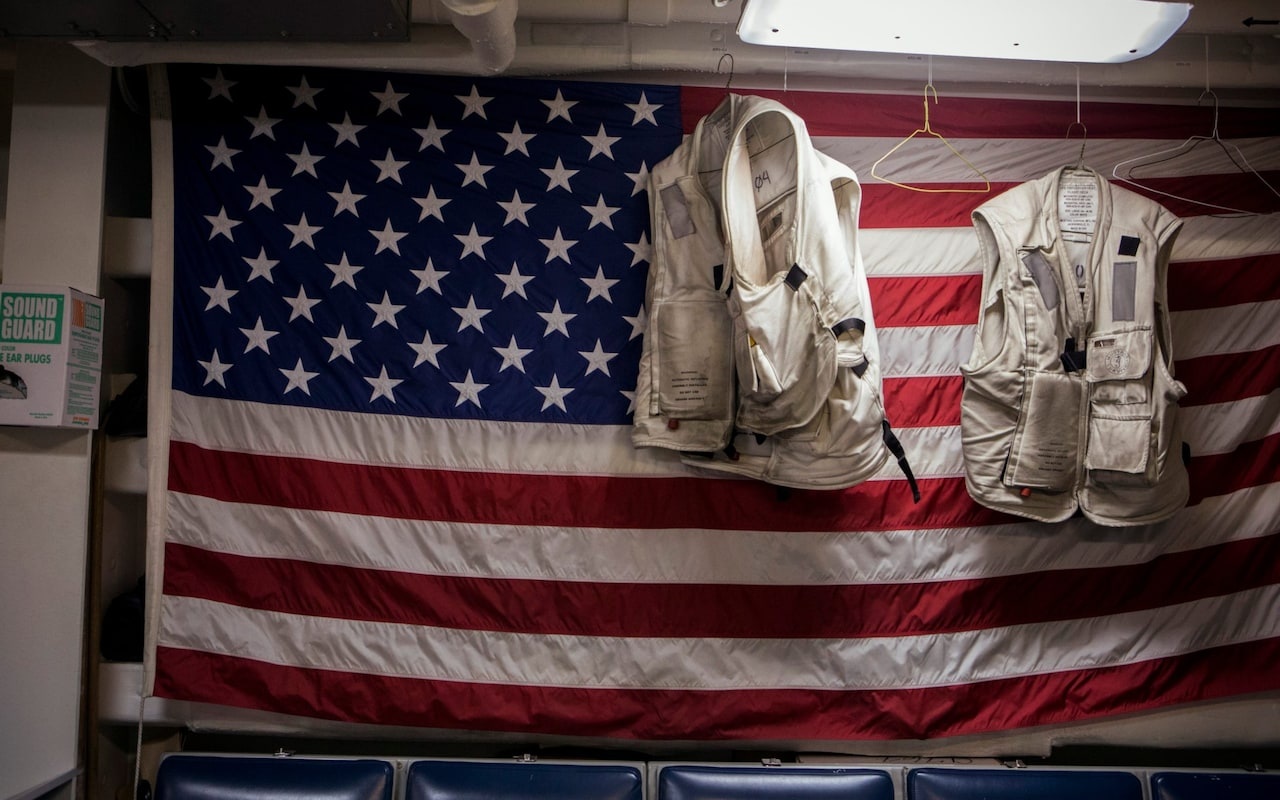 tau chien My USS Ronald Reagan anh 1