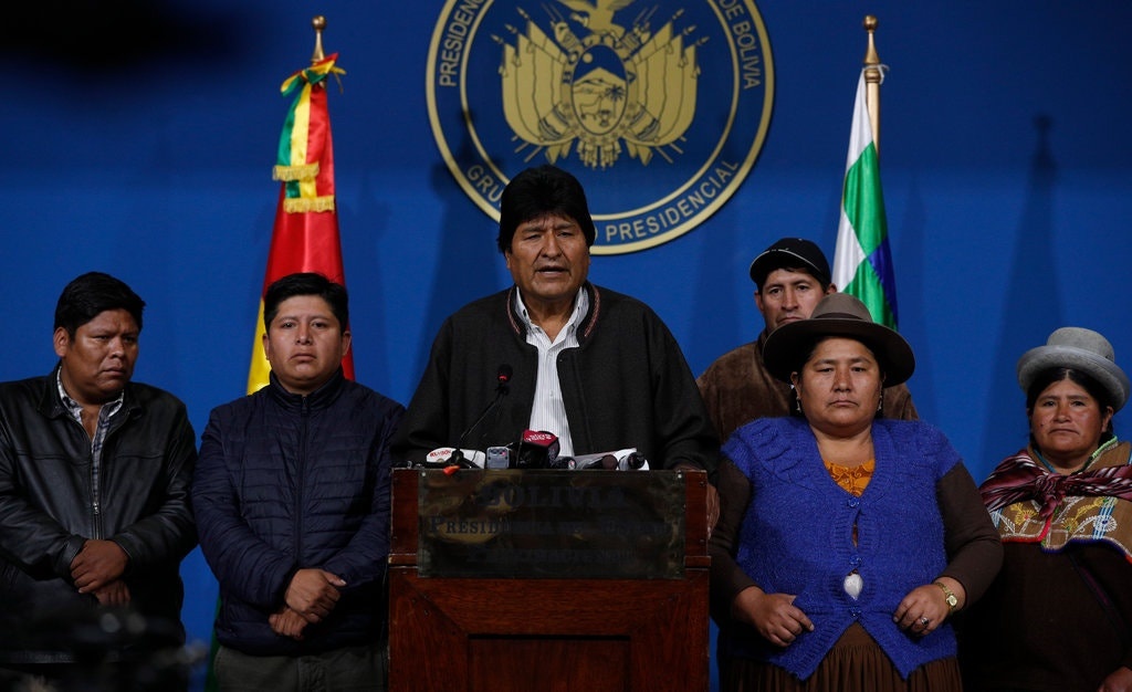 tong thong Bolivia Evo Morales tu chuc anh 5
