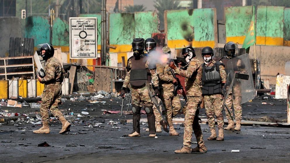 biểu tình ở Iraq ảnh 3 bieu tinh o Iraq anh 3