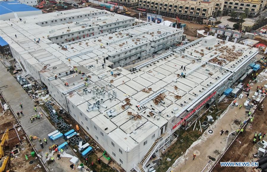 Benh vien da chien Hoa Than Son hoan tat sau 10 ngay o Vu Han hinh anh