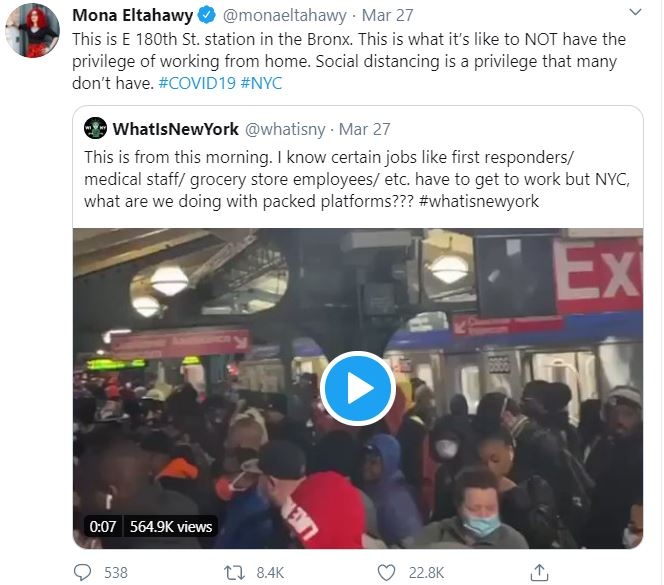 tau dien ngam New York covid-19 anh 7