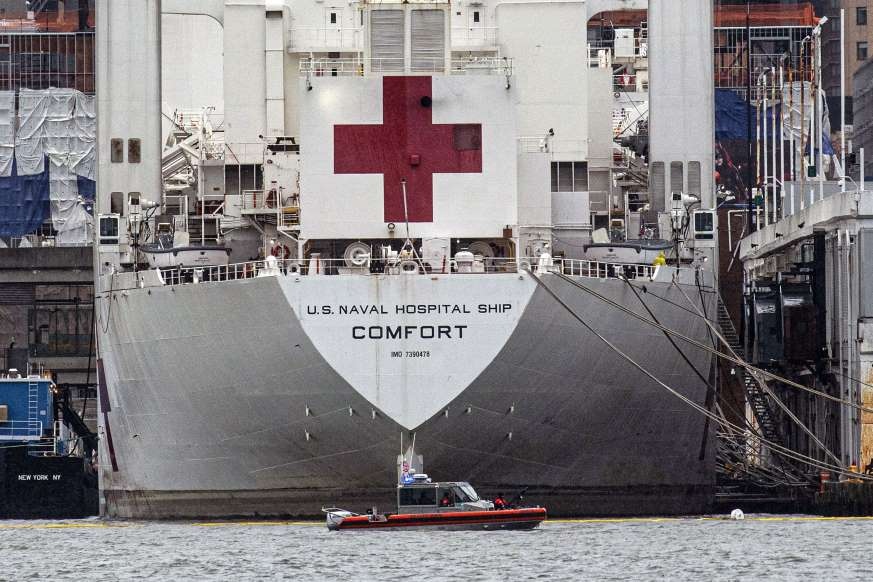 Benh vien quan doi bi ‘e’, linh My toi benh vien New York chi vien hinh anh