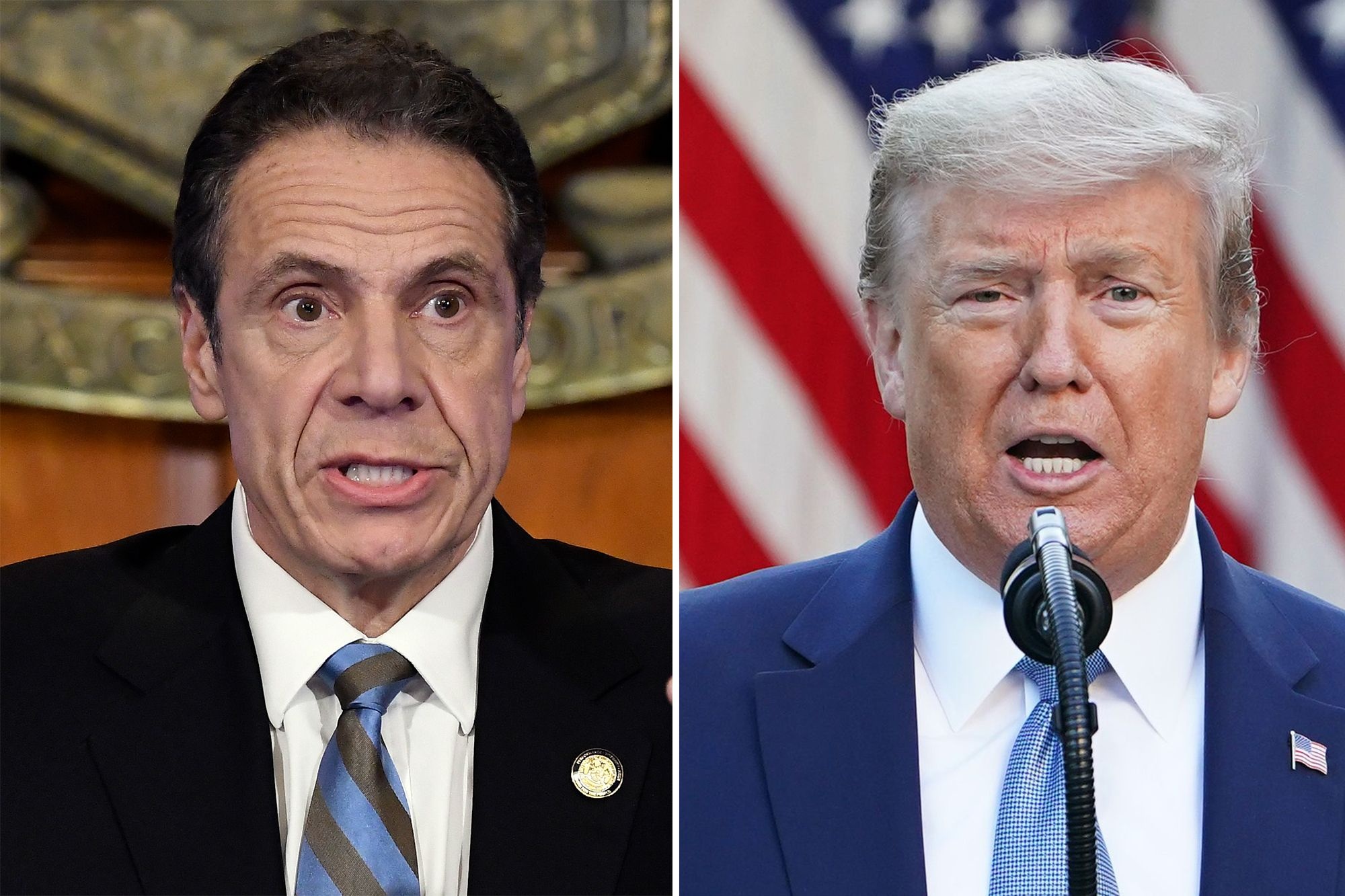 Thong doc New York keu goi ho tro, TT Trump noi 'ngung phan nan' hinh anh