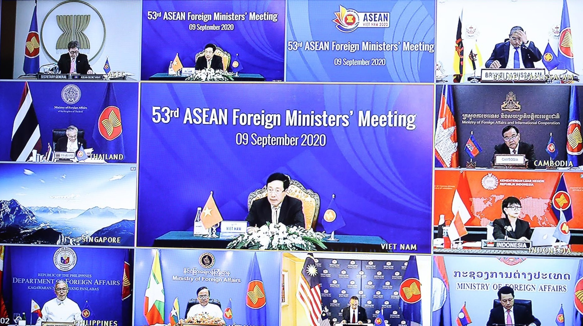 Mot so bo truong ASEAN quan ngai ve cac su co nghiem trong o Bien Dong hinh anh