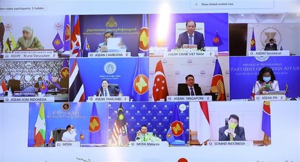 ASEAN hop ve cac sang kien chong dich Covid-19 hinh anh