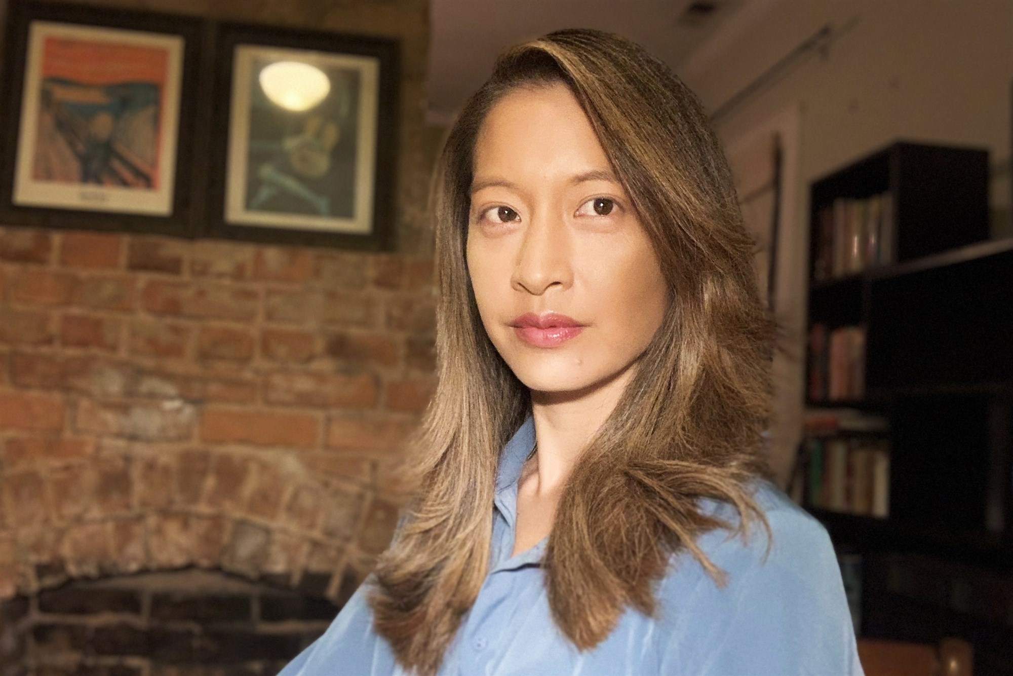 Nghi si goc Viet dau tien o bang Georgia mac ao dai tai le nham chuc hinh anh