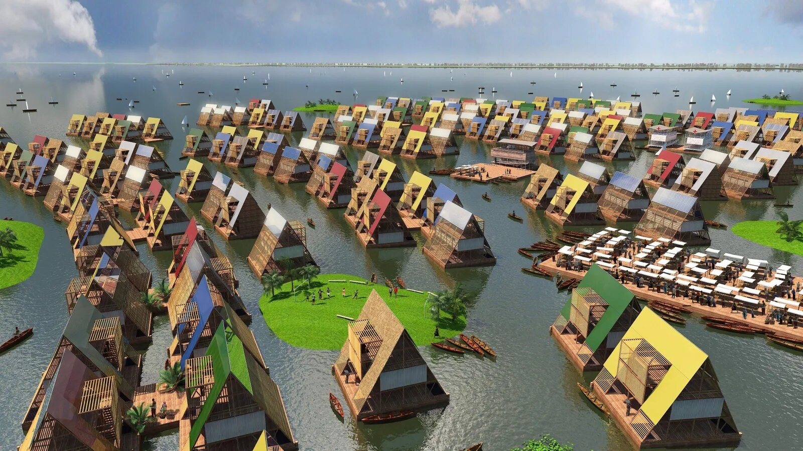 Thanh pho quyet khong bi nuoc bien nhan chim hinh anh