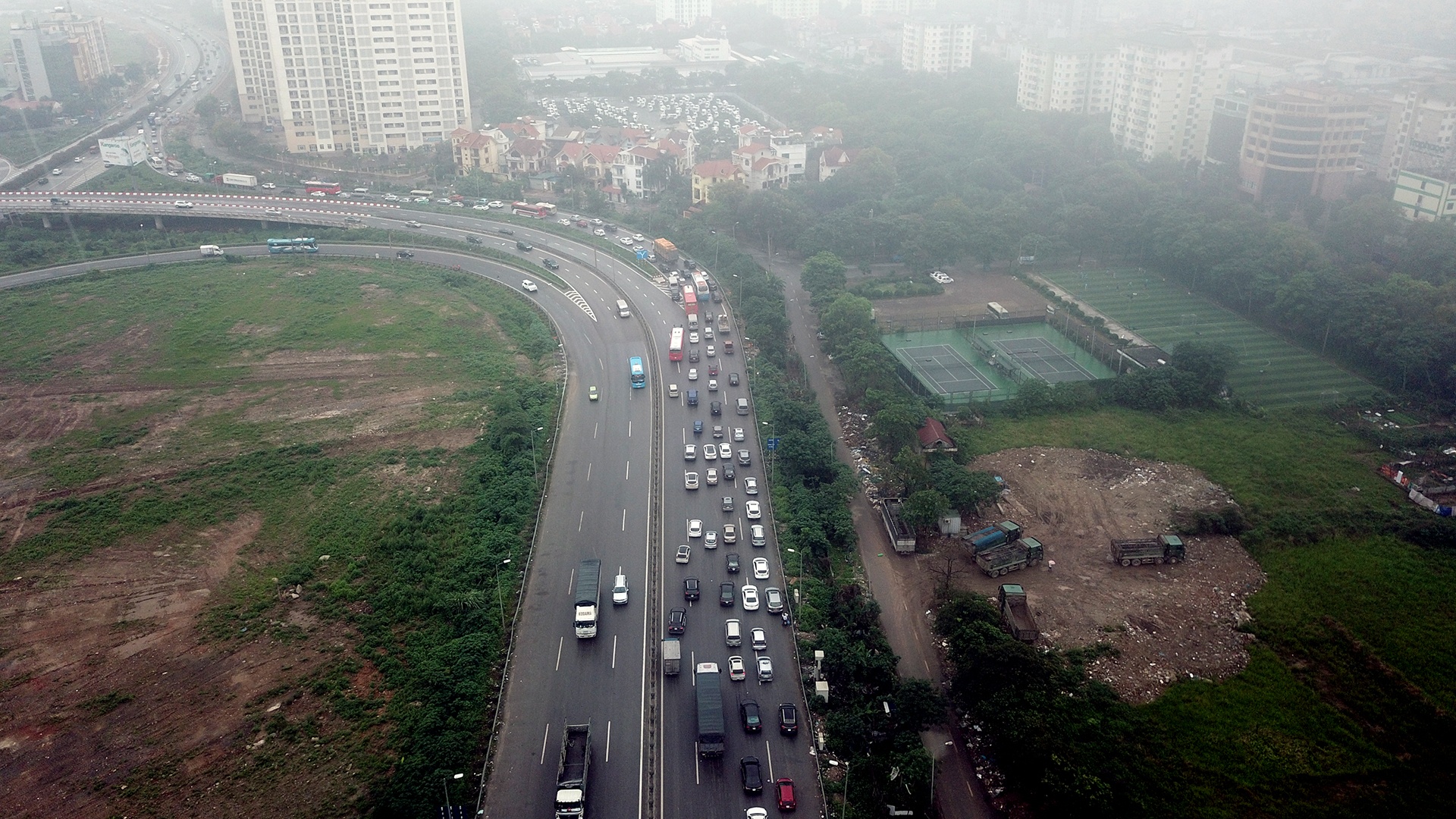 ùn tắc giao thông Pháp Vân ảnh 4 un tac giao thong Phap Van anh 4