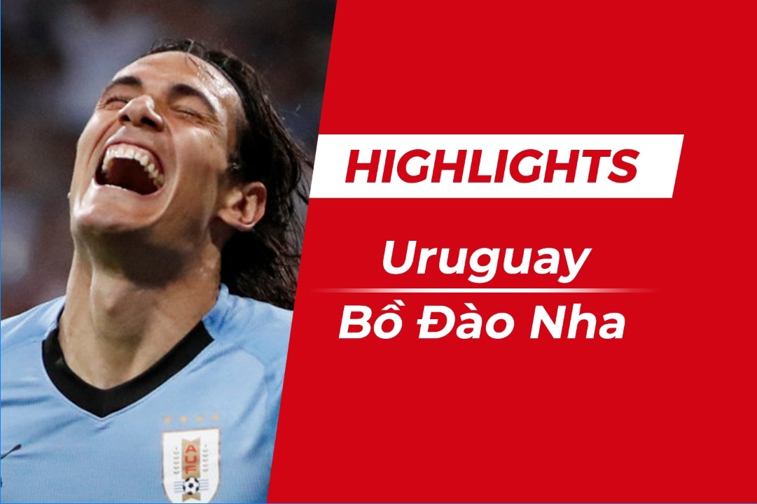 Highlights Uruguay 2-1 Bo Dao Nha: Suarez va Cavani phoi hop ghi ban hinh anh