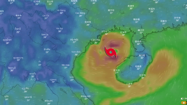 Du bao ngay 16/8 ve huong di cua bao so 4 - Bebinca hinh anh