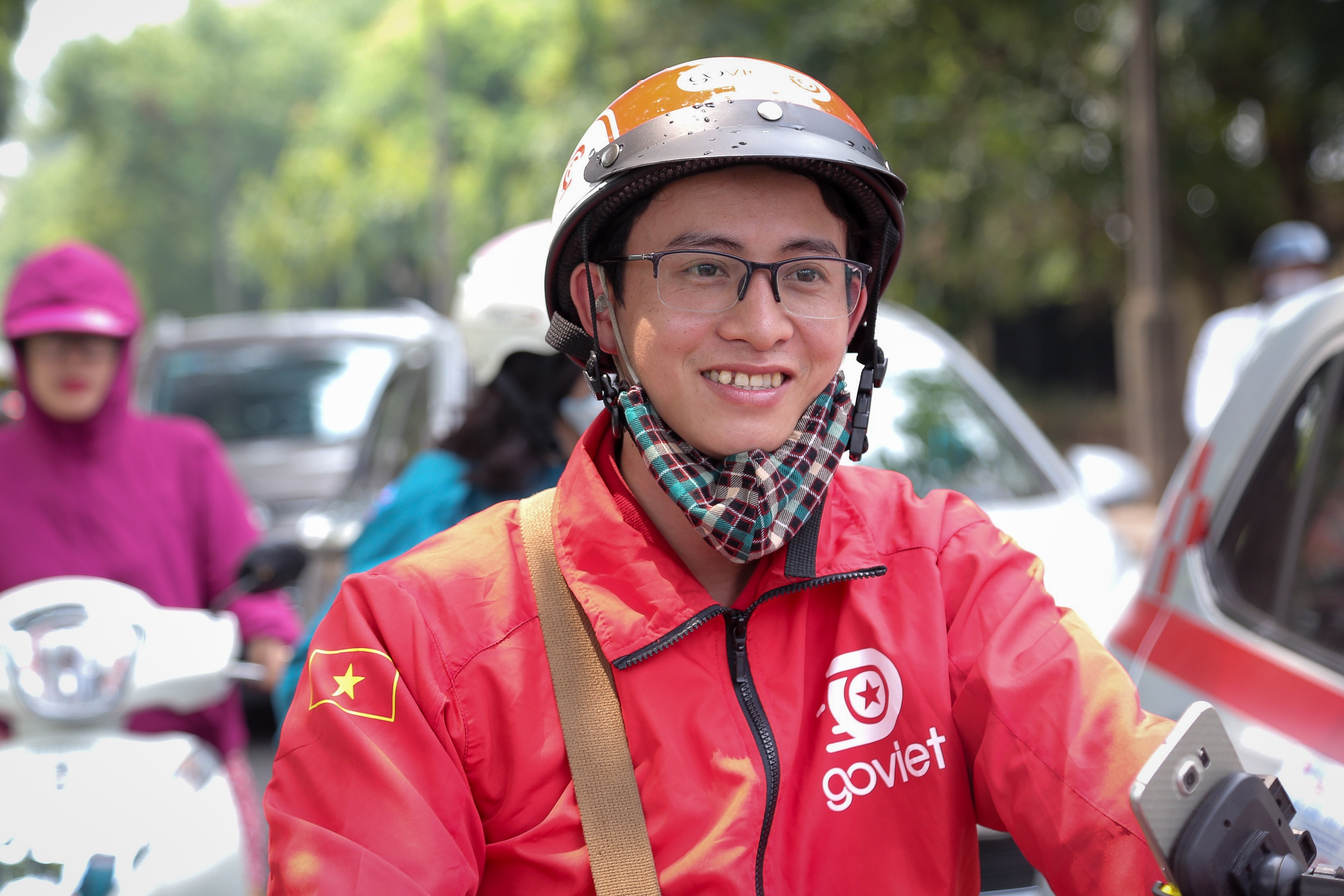 Trai nghiem xe om cong nghe 1.000 dong/chuyen cua Go-Viet hinh anh