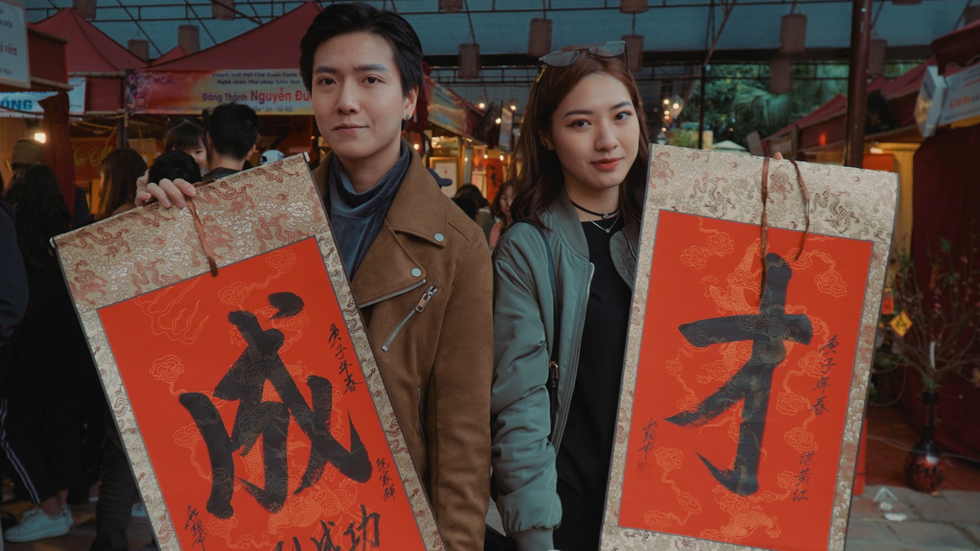 Gioi tre Ha Noi ra pho ong Do xin chu lay may ngay dau nam hinh anh