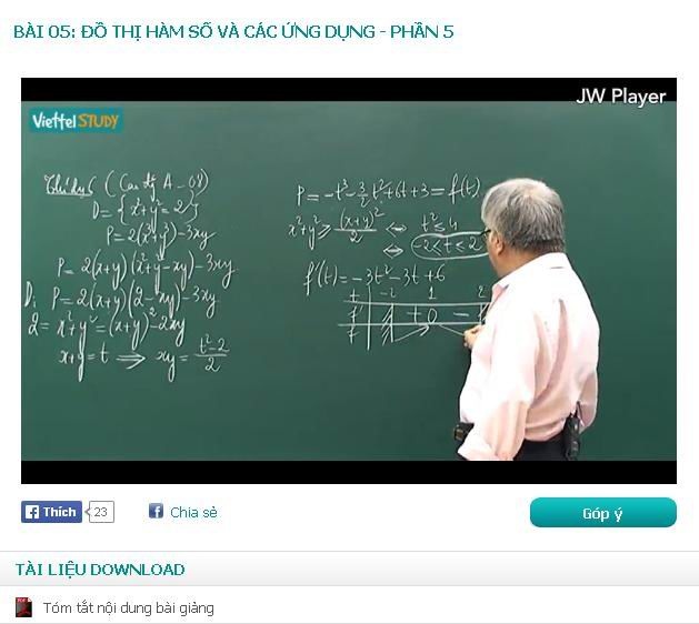 10 trieu luot xem video bai giang luyen thi DH mien phi hinh anh