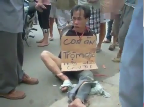 Hình ảnh được cắt từ clip.