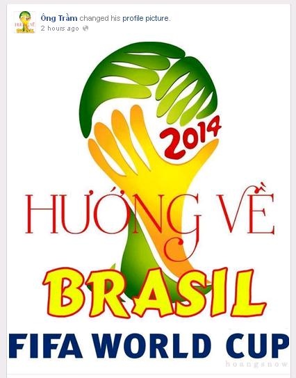 Việc thay đổi hình đại diện (avatar) hoặc ảnh bìa (cover) trên trang Facebook cá nhân là cách để người hâm mộ thể hiện tình yêu với trái bóng tròn và sự háo hức chào đón trước sự kiện 4 năm mới được tổ chức một lần này.