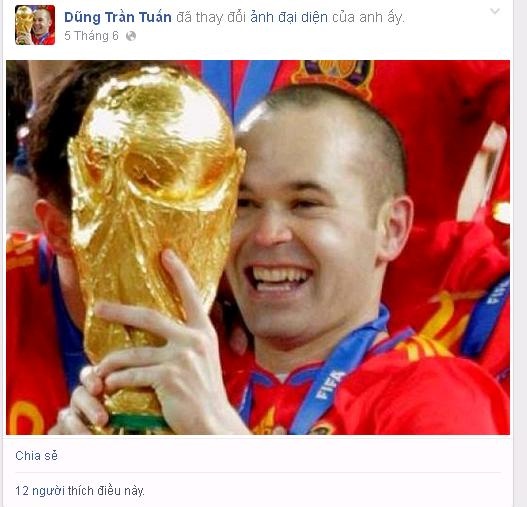 Chiếc cúp vàng World cup luôn là ước mơ cháy bỏng của các cầu thủ bóng đá.