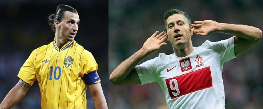 Ibrahimovic và Lewandowski không có duyên với World Cup.