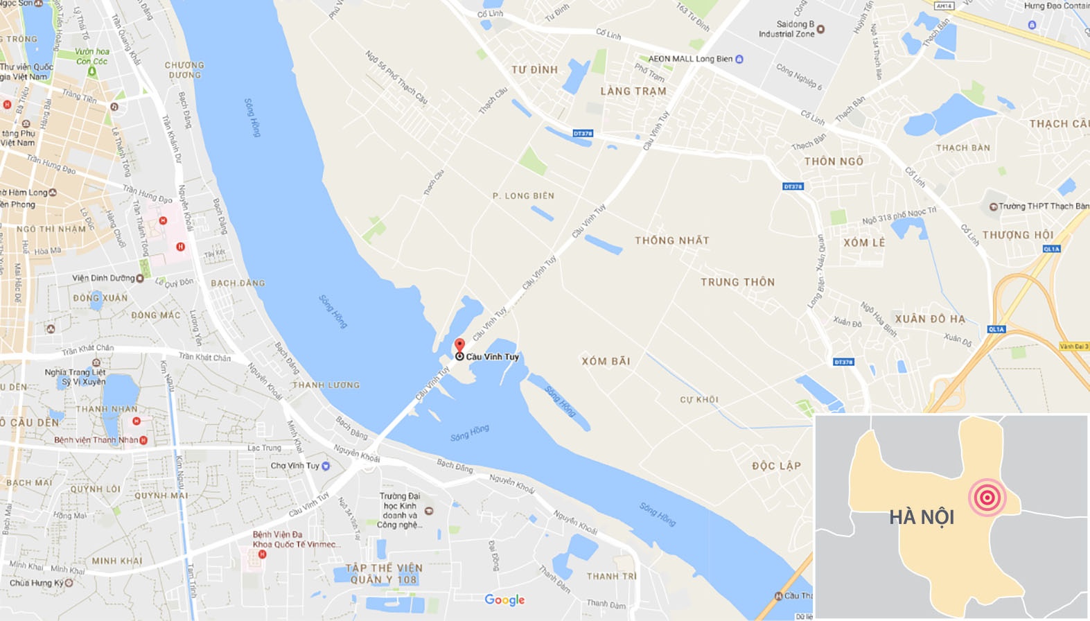 Tai nạn chết 3 người trên cầu Vĩnh Tuy ảnh 2 Tai nan chet 3 nguoi tren cau Vinh Tuy anh 2