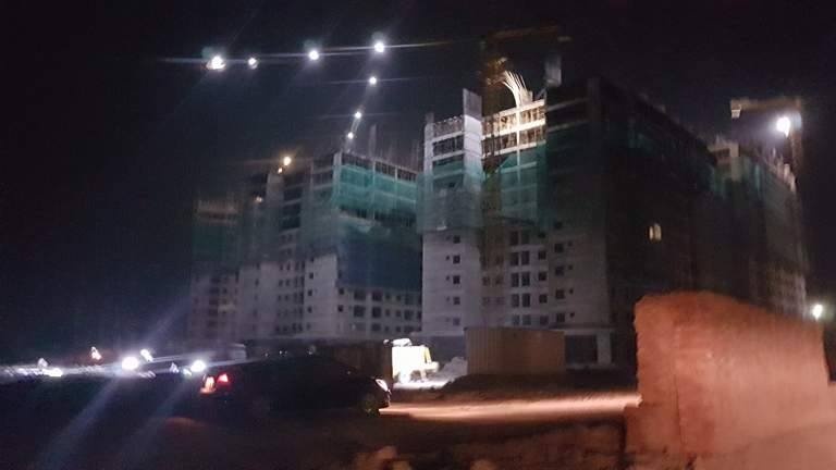 Sap gian giao chung cu 16 tang khu Thanh Ha anh 1