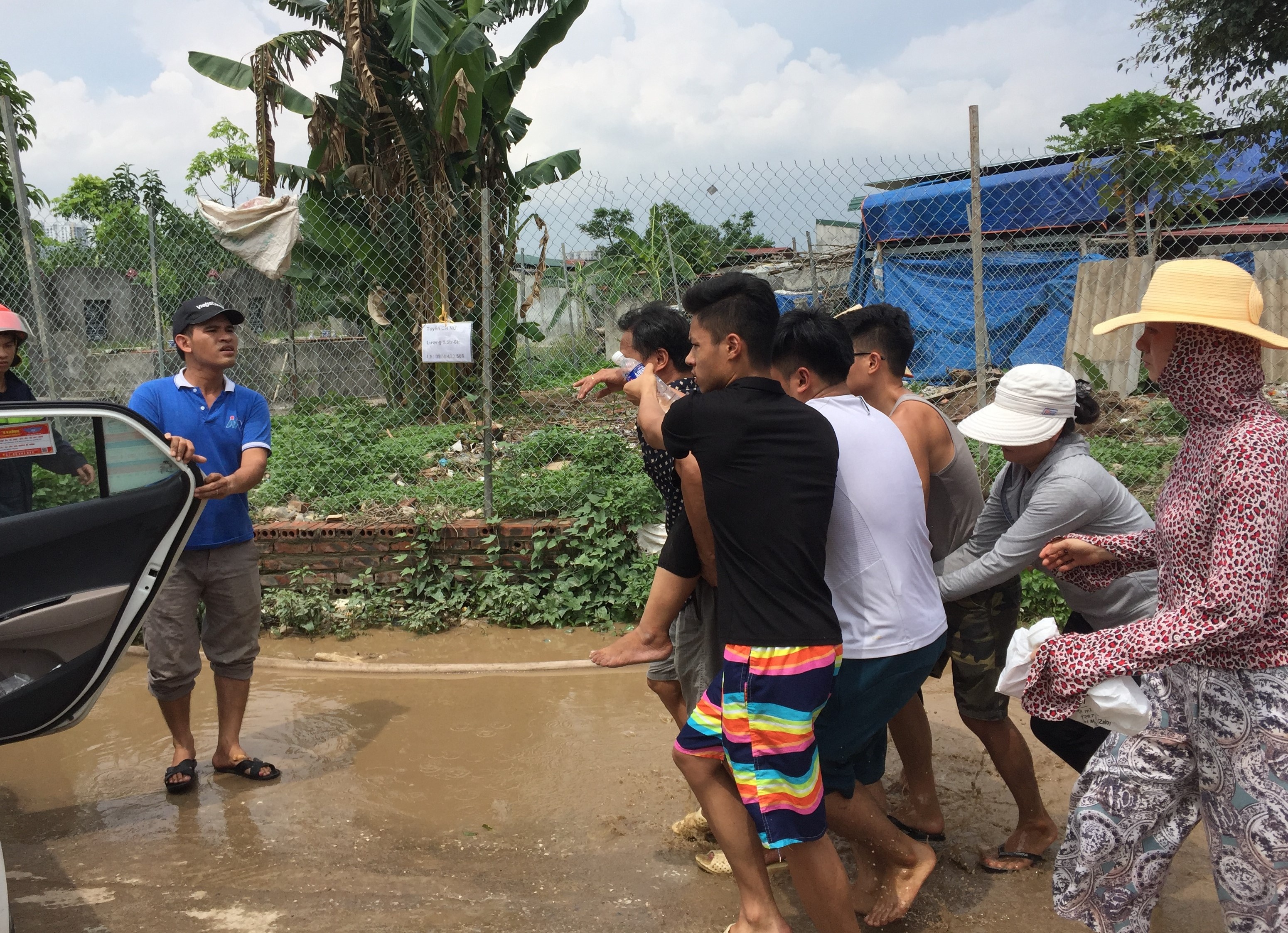 cháy kho xưởng nhựa 300m2 tại làng nghề triều húc ảnh 2 chay kho xuong nhua 300m2 tai lang nghe trieu huc anh 2