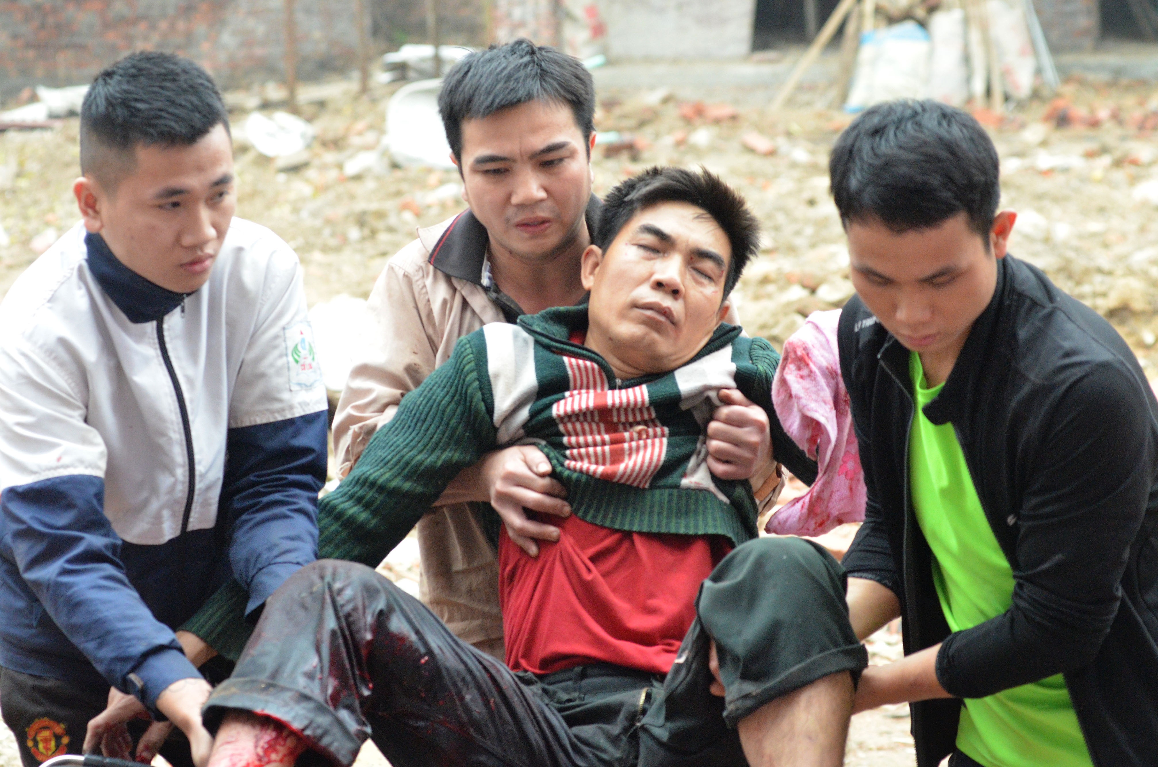 Vụ nổ ở Bắc Ninh ảnh 1 Vu no o Bac Ninh anh 1