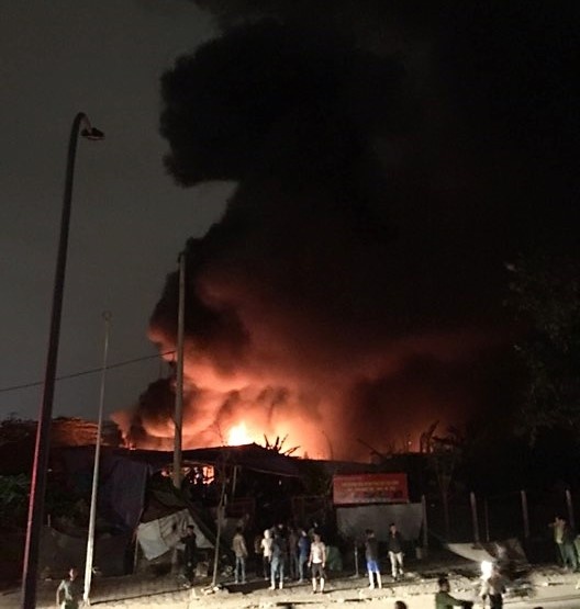 chay hang tram o trieu khuc anh 1